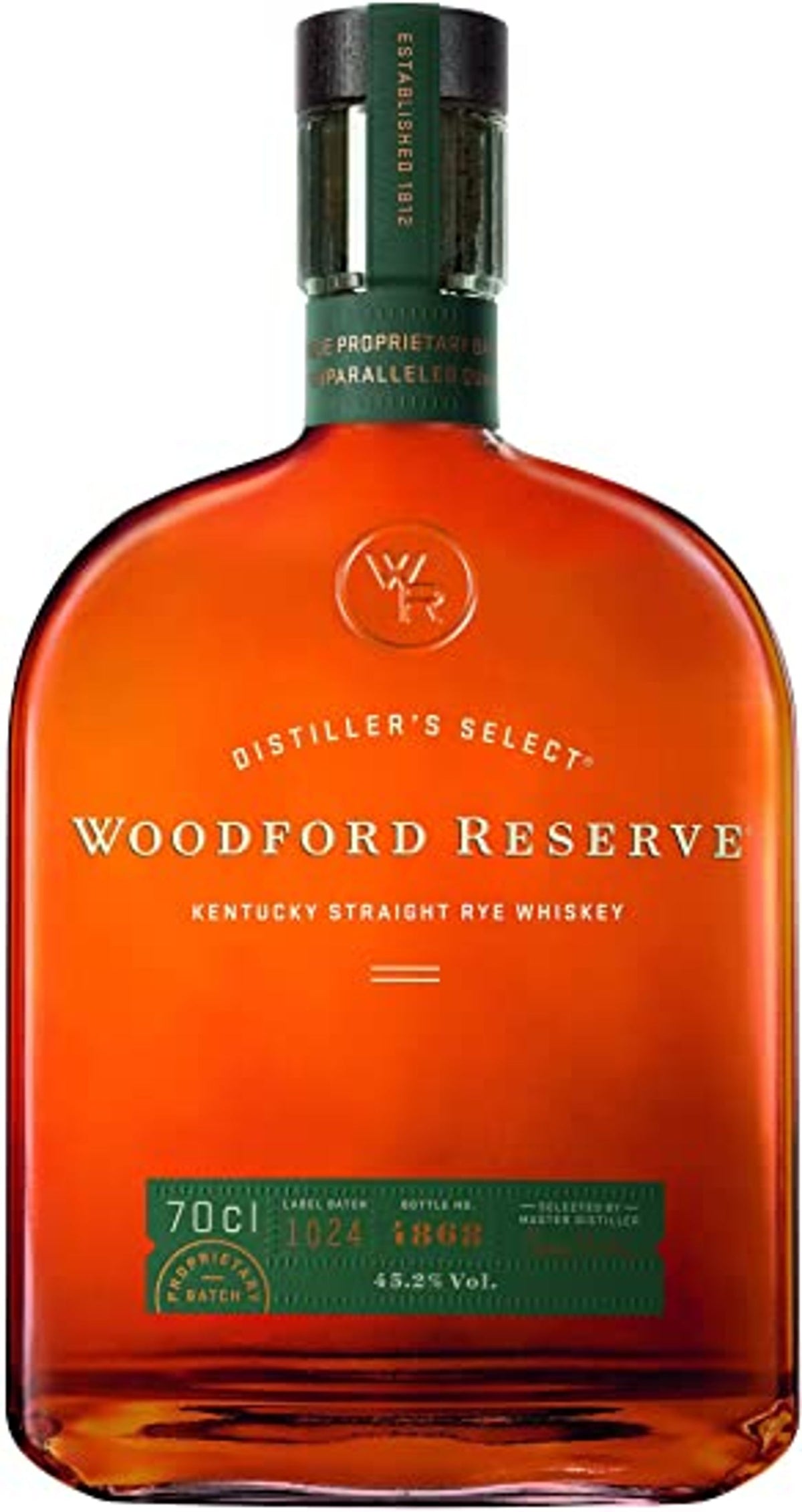 Woodford Reserve Kentucky Straight Rye 0.7l alc. 45.2% vol 