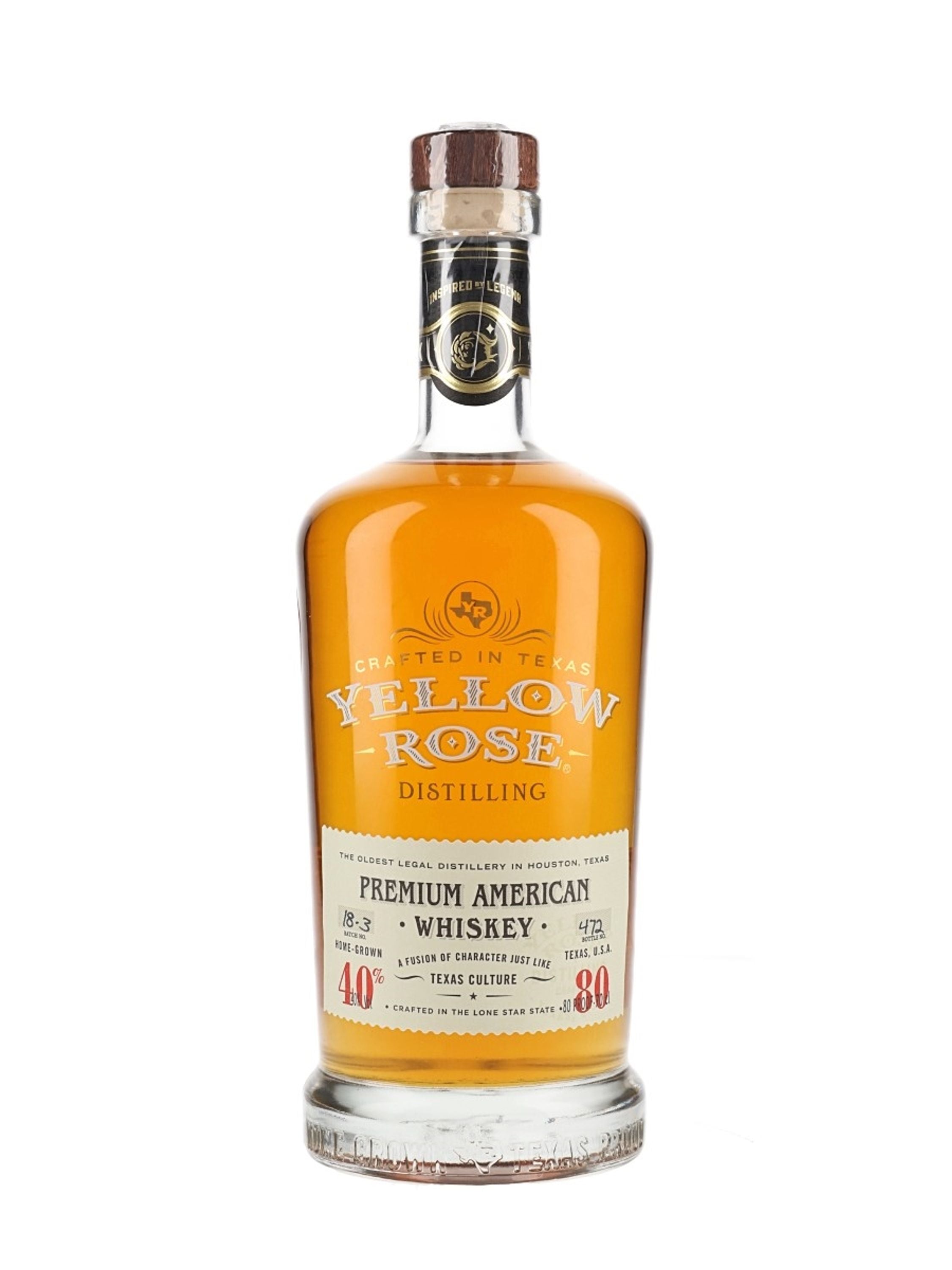 Yellow Rose Premium American Whisky 0,7l, alk. 40 tilavuus-%