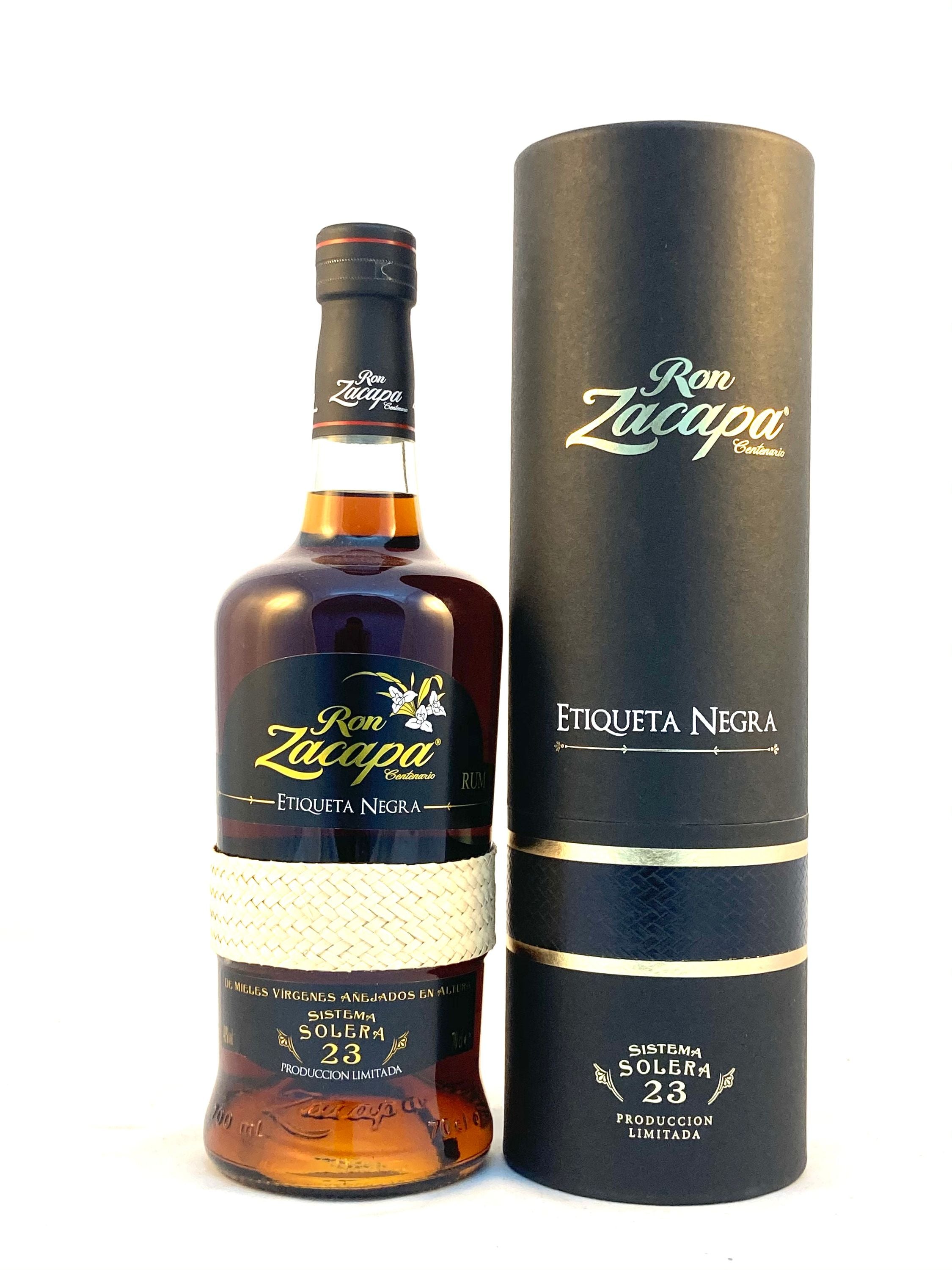 Ron Zacapa Etiqueta Negra 23 vuotta vanha painos 0,7l, alk. 43 tilavuusprosenttia.