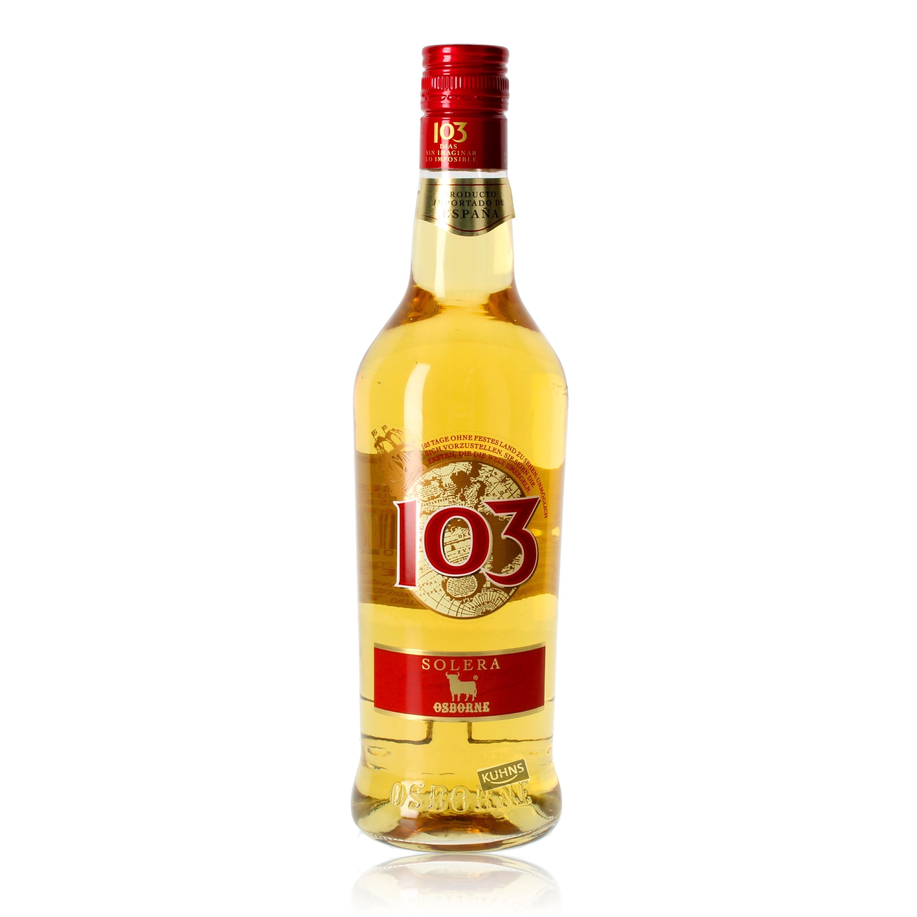 Osborne 103 0.7l alc. 30% by volume, Brandy Spain