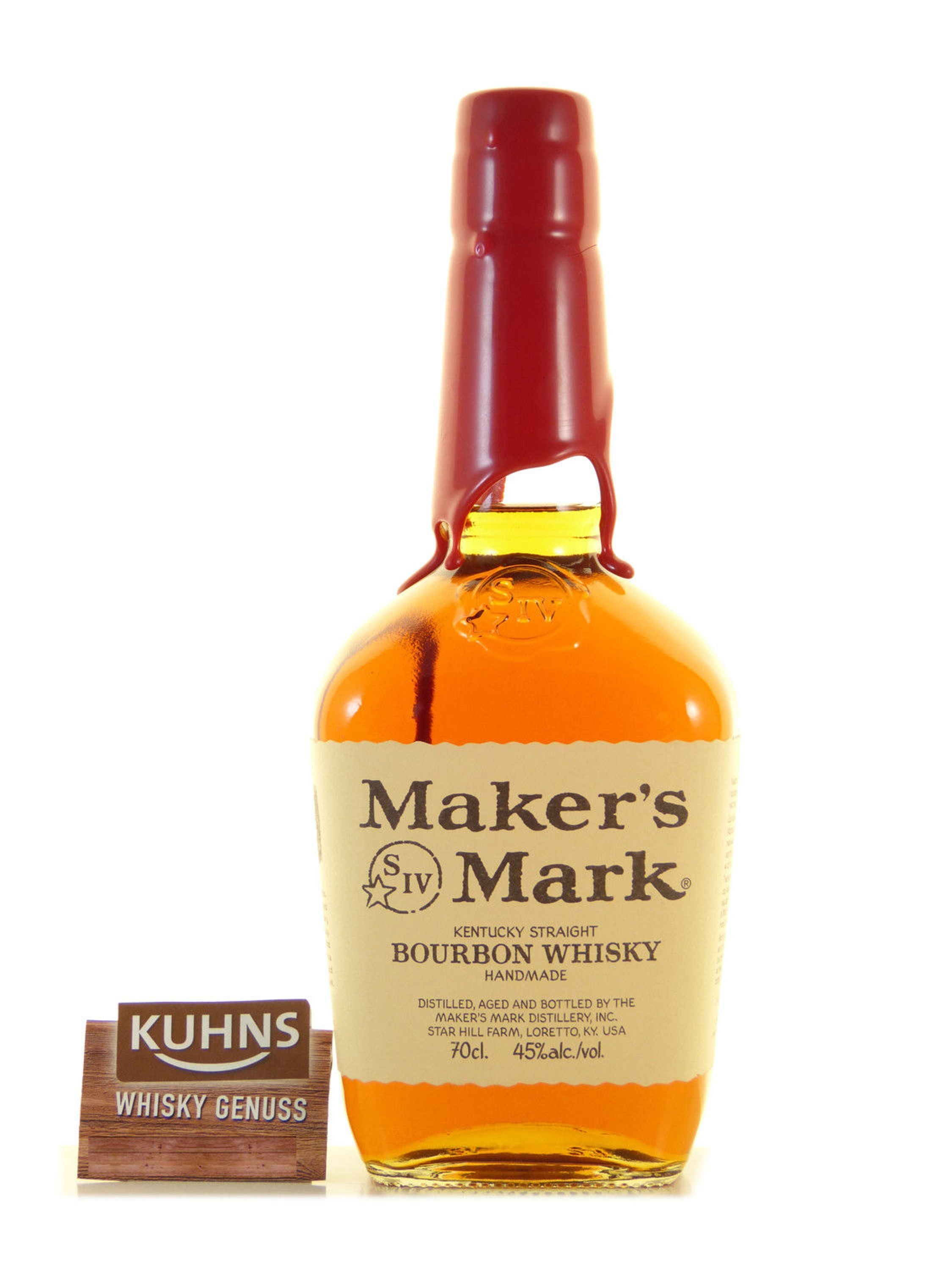 Maker's Mark Kentucky Straight Bourbon Whisky 0,7l, alk. 45 tilavuusprosenttia