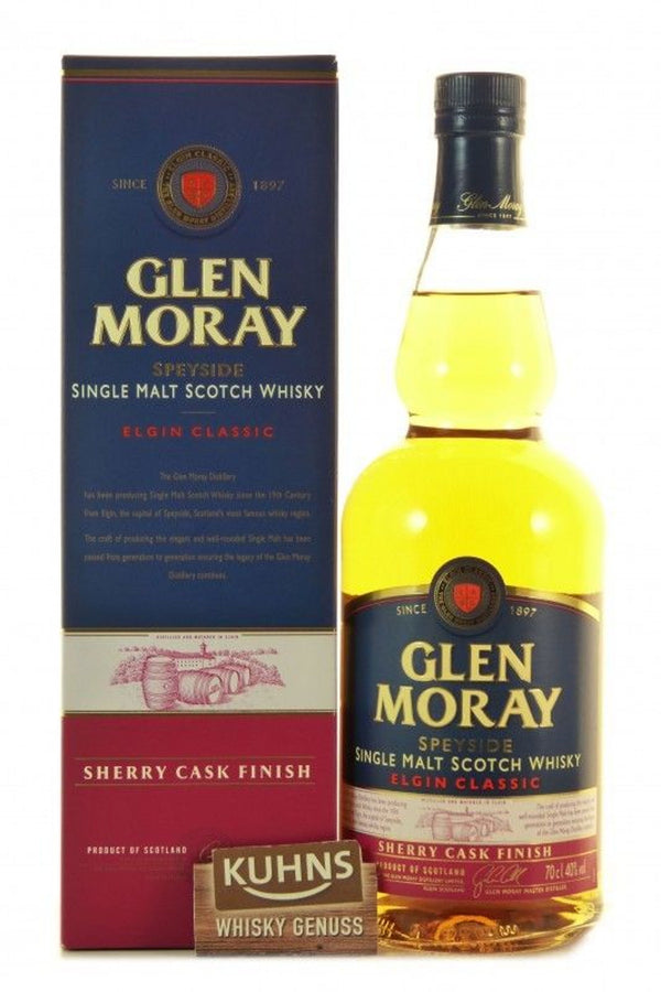 Glen Moray Sherry Cask Finish 0,7l, alk. 40 tilavuusprosenttia