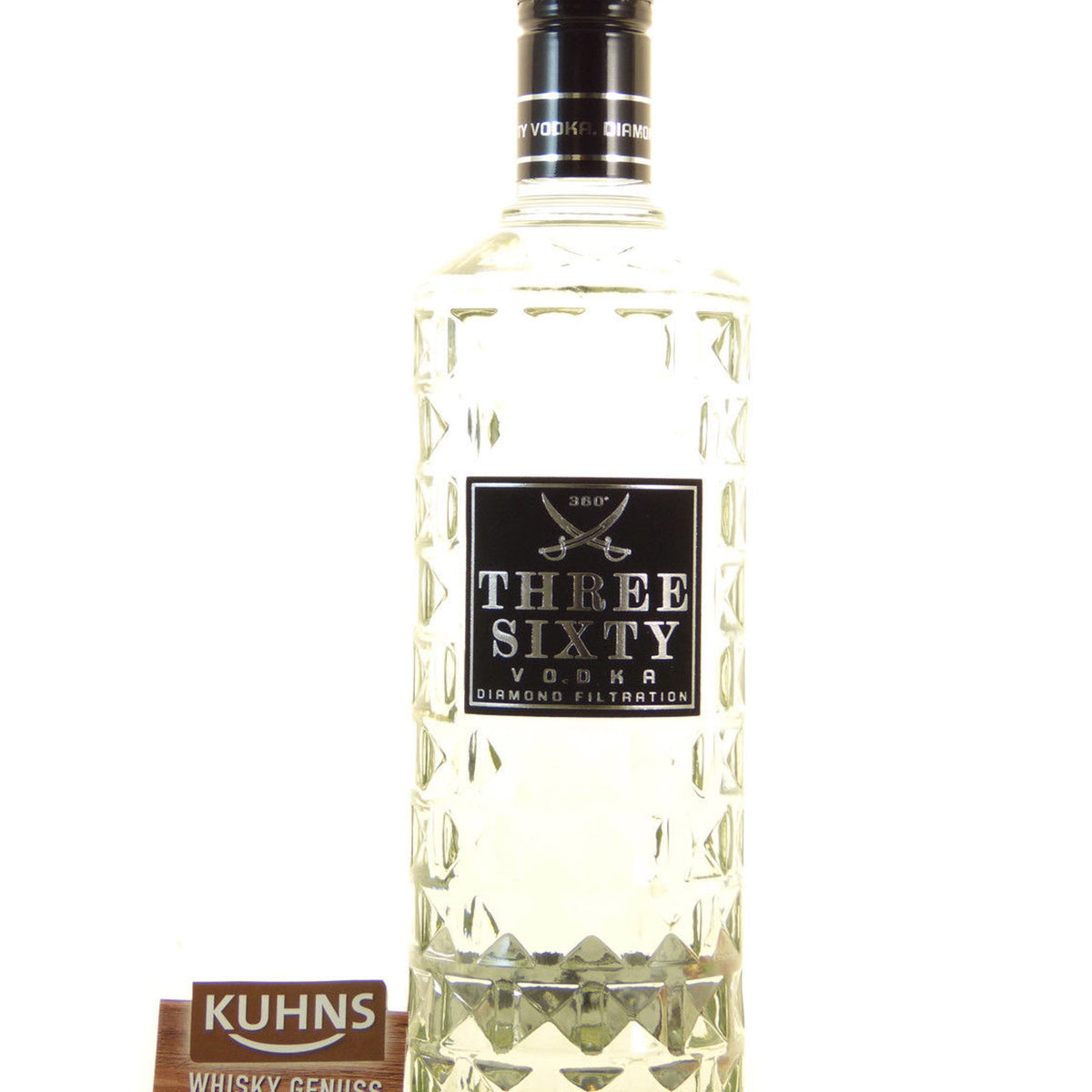 Three Sixty Vodka 0.7l, alc. 37.5% by volume, vodka Germany – Kuhns Trinkgenuss