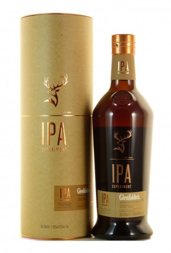 Glenfiddich IPA 0,7l, alk. 43 tilavuusprosenttia.