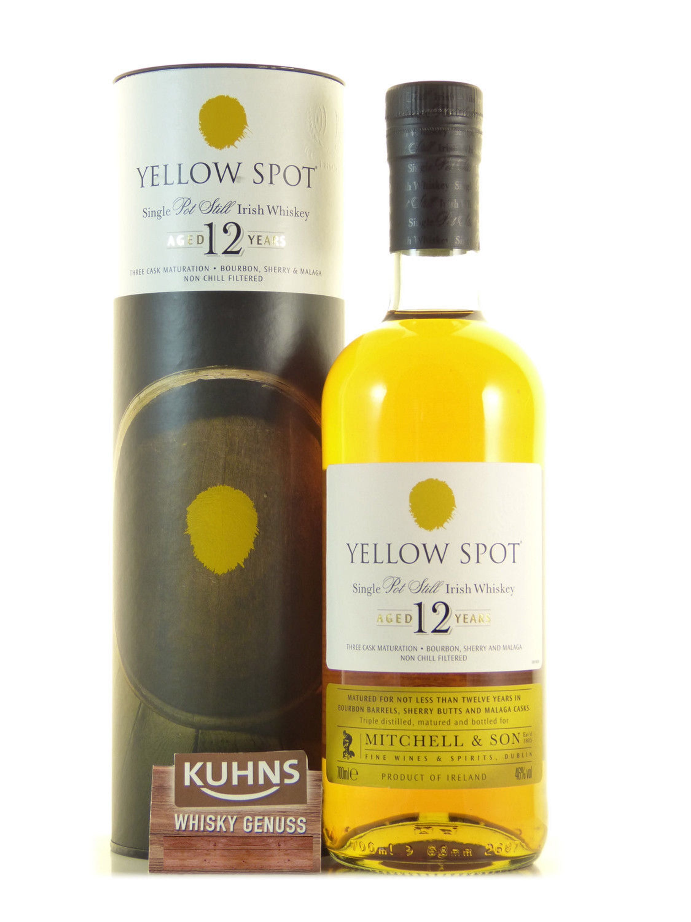Yellow Spot 12 Years Irish Whisky 0,7l, alk. 46 % tilavuudesta