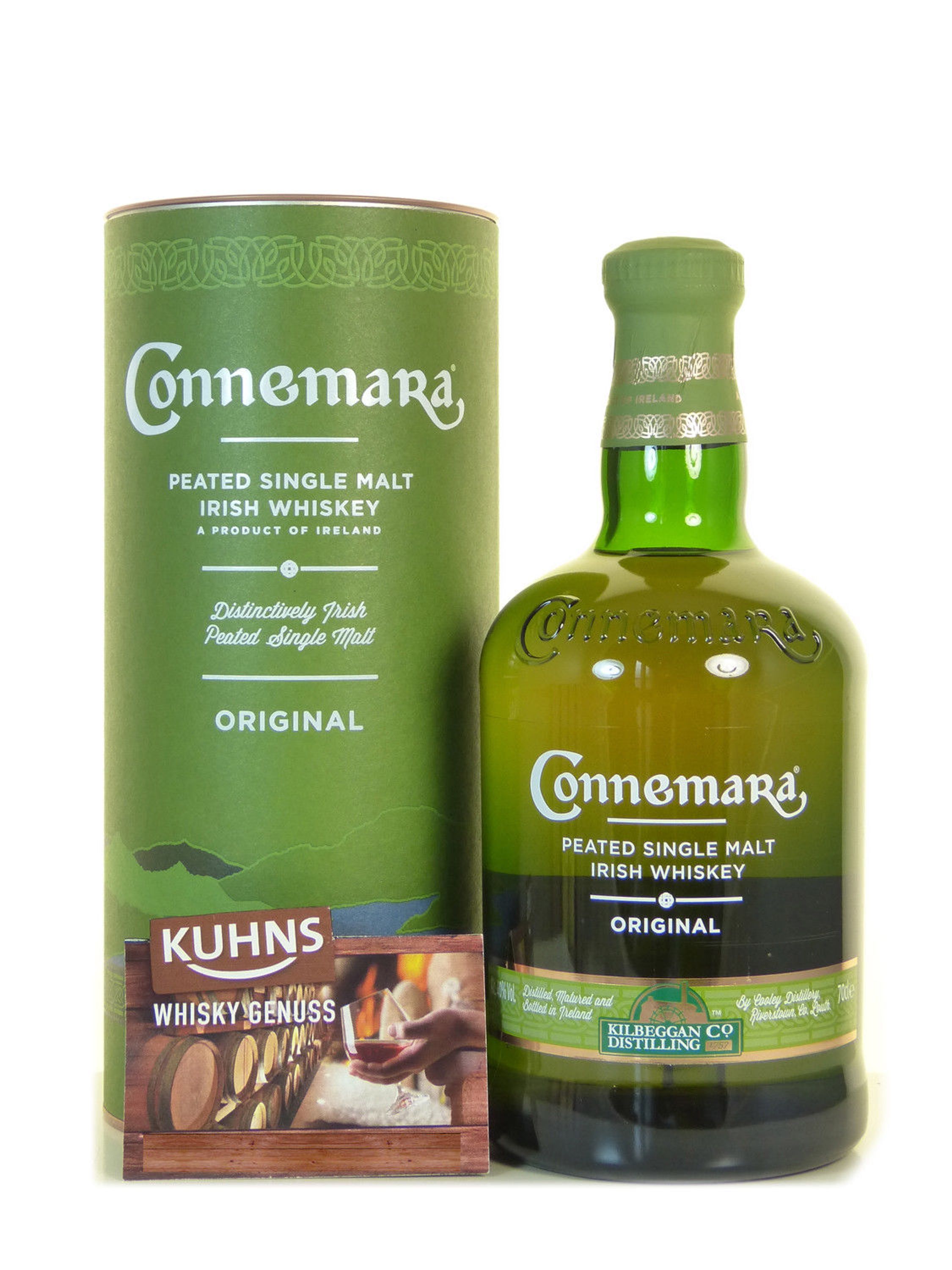 Connemara Original Peated Single Malt Irish Whisky 0,7l, alk. 40 % tilavuudesta