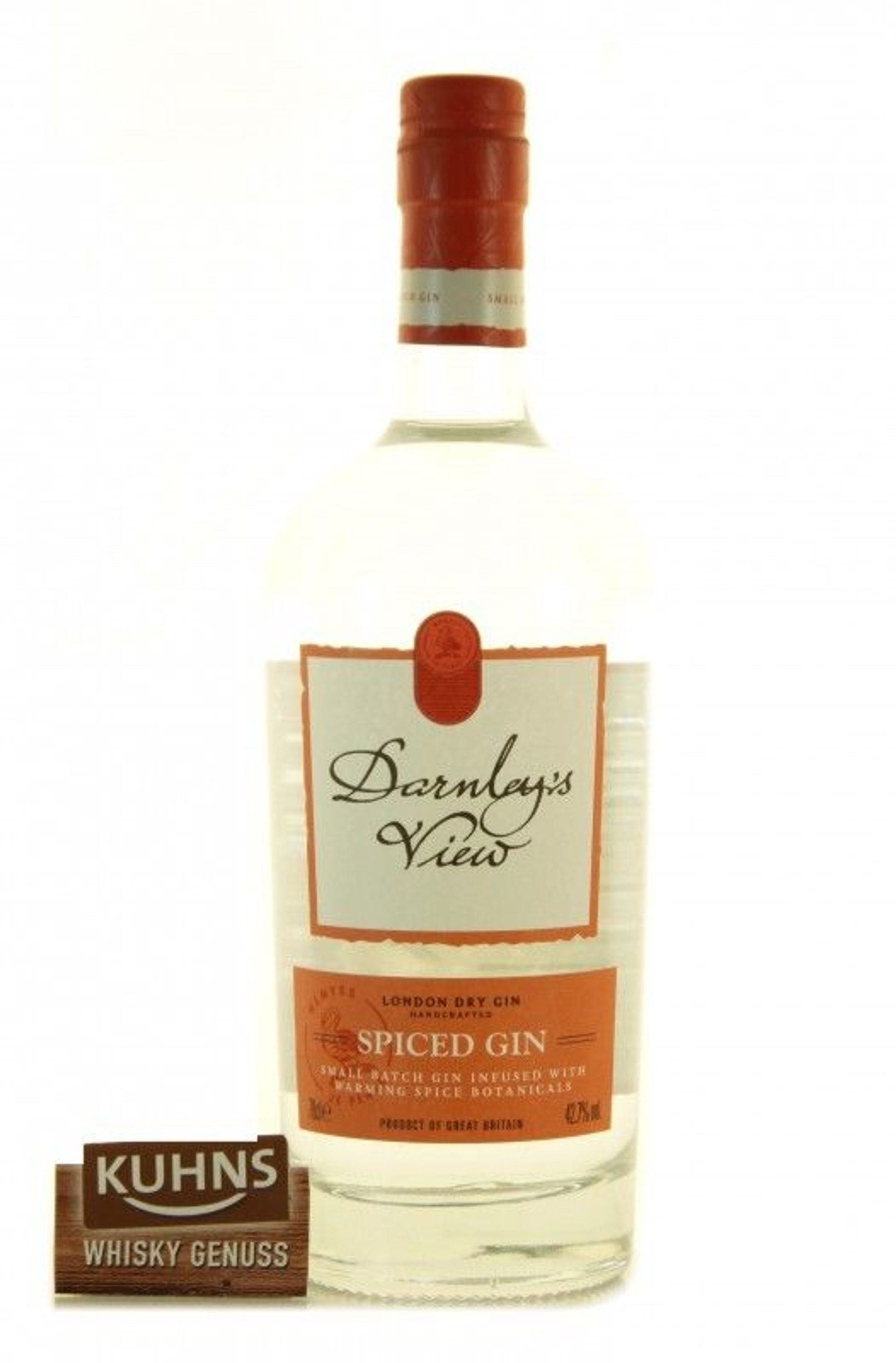 Darnley's View Spiced London Dry Gin 0,7l, alk. 42,7 tilavuusprosenttia.