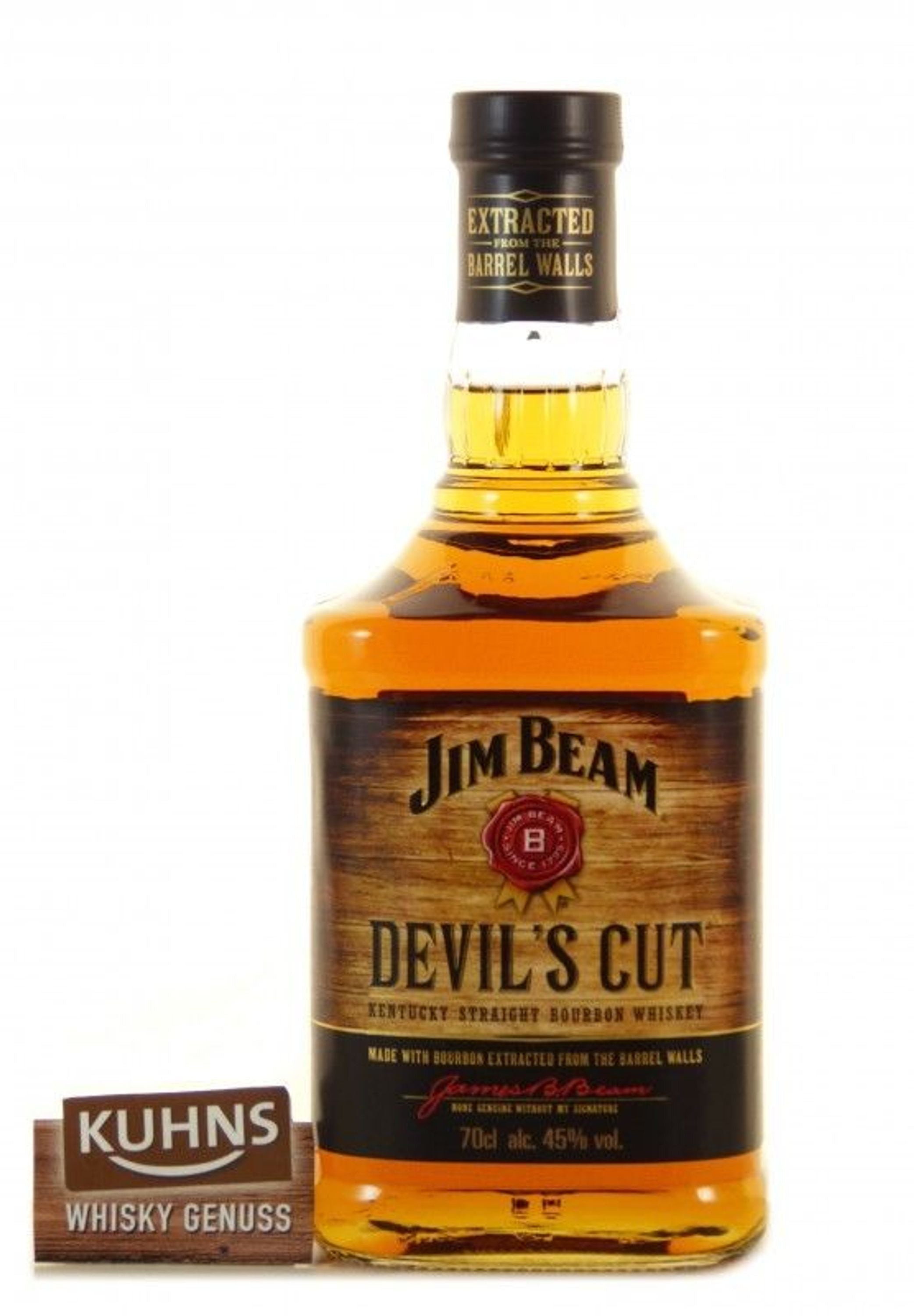 Jim Beam Devil's Cut Kentucky Straight Bourbon Whisky 0,7l, alk. 45 tilavuusprosenttia