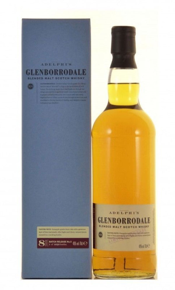 Adelphi Glenborrodale 8 vuotta Erä nro 6 0,7l alk. 46 % tilavuudesta