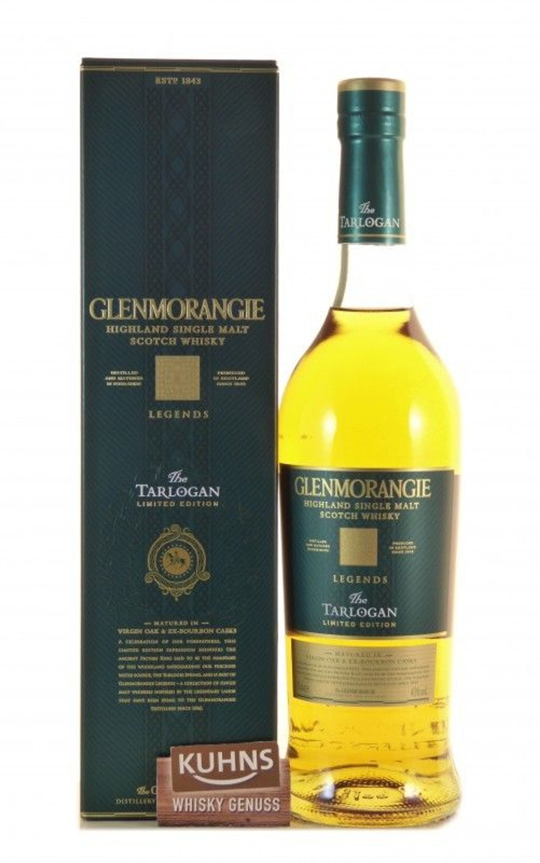 Glenmorangie Tarlogan Highland Single Malt Scotch Whisky 0,7l, alc. 43 Vol.-%