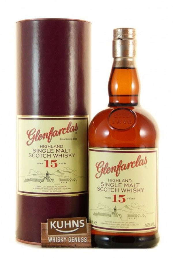 Glenfarclas 15 vuotta 0,7l, alk. 46 % tilavuudesta