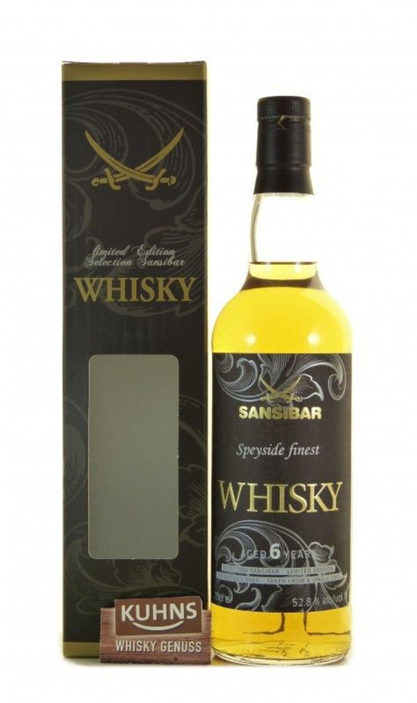 Sansibar-Whisky Speyside Finest 6 Jahre 0,7l, alc. 52,8 Vol.-%