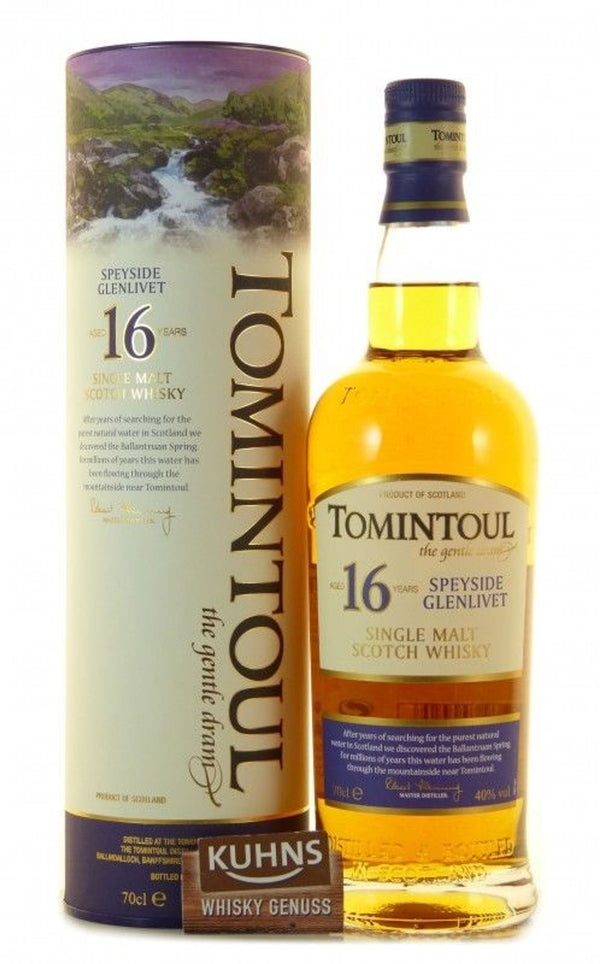 Tomintoul 16 vuotta 0,7l, alk. 40 % tilavuudesta