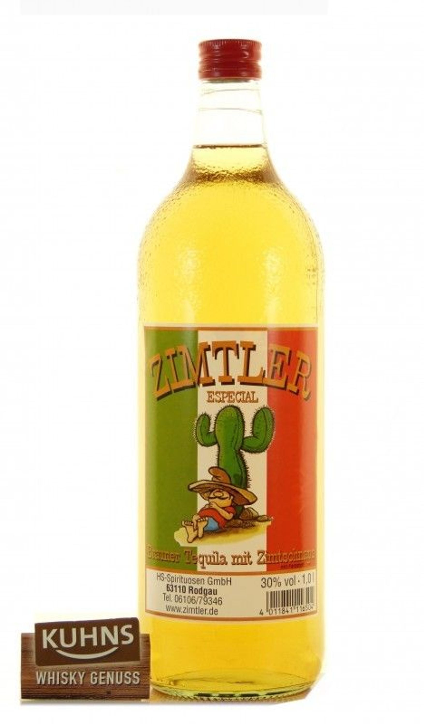 Zimtler Especial 1,0l, alc. 30 Vol.-%, Tequila/Zimtschnaps Deutschland