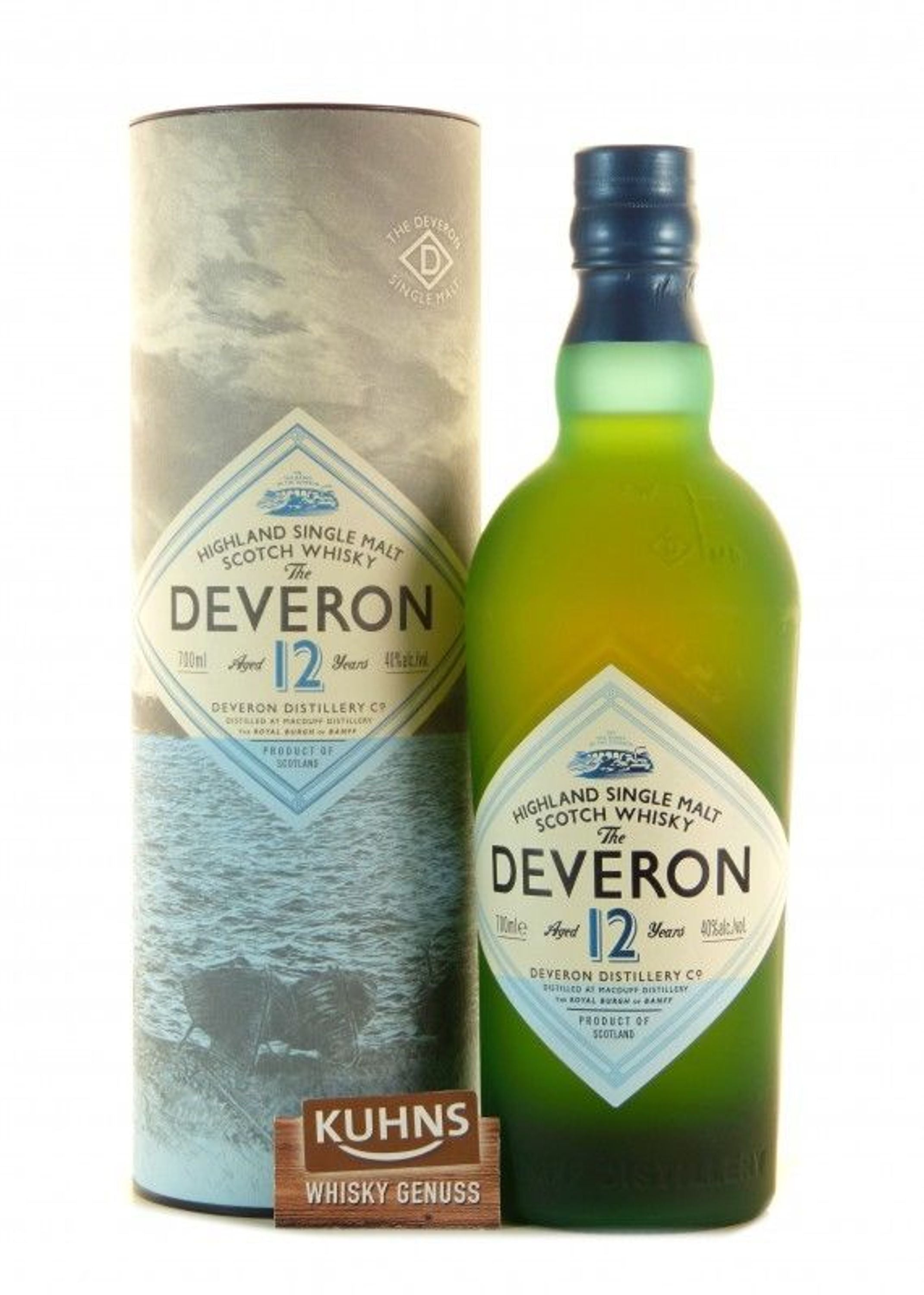 The Deveron 12 Jahre Highland Single Malt Scotch Whisky, 0,7l, alc. 40 Vol.-%