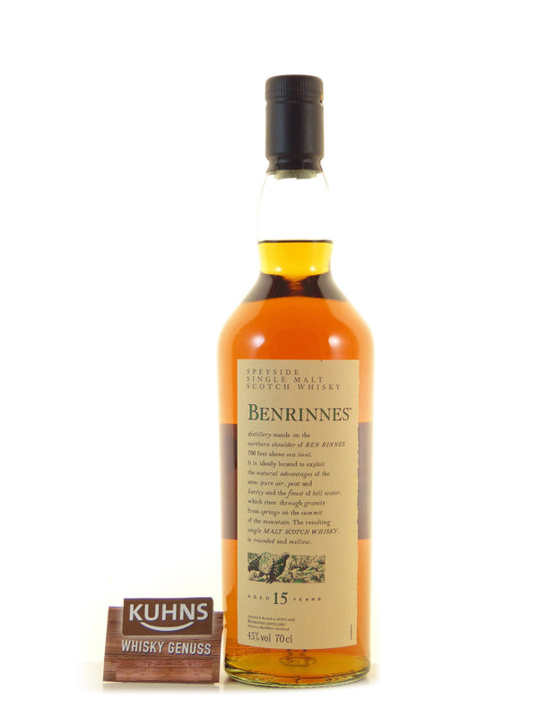 Benrinnes 15 vuotta Flora &amp; Fauna 0,7l, alk. 43 tilavuusprosenttia.