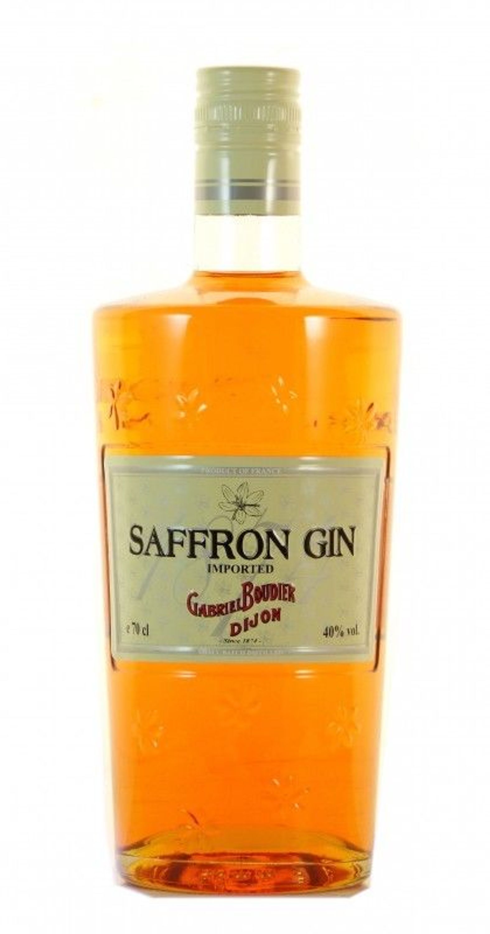 Saffron Gin 0.7l, alc. 40% vol., Dry Gin France