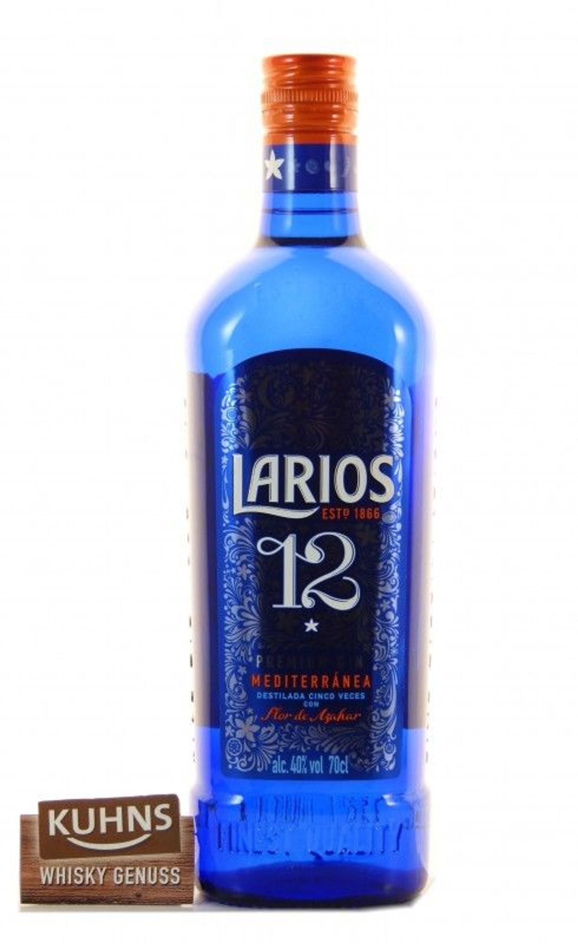 Larios 12 Mediterranea Premium Gin 0,7l, alk. 40 tilavuusprosenttia