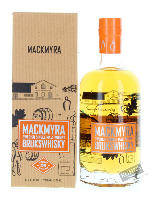 Mackmyra Brukswhisky Swedish Whiskey, 0.7l, alc. 41.4% vol.