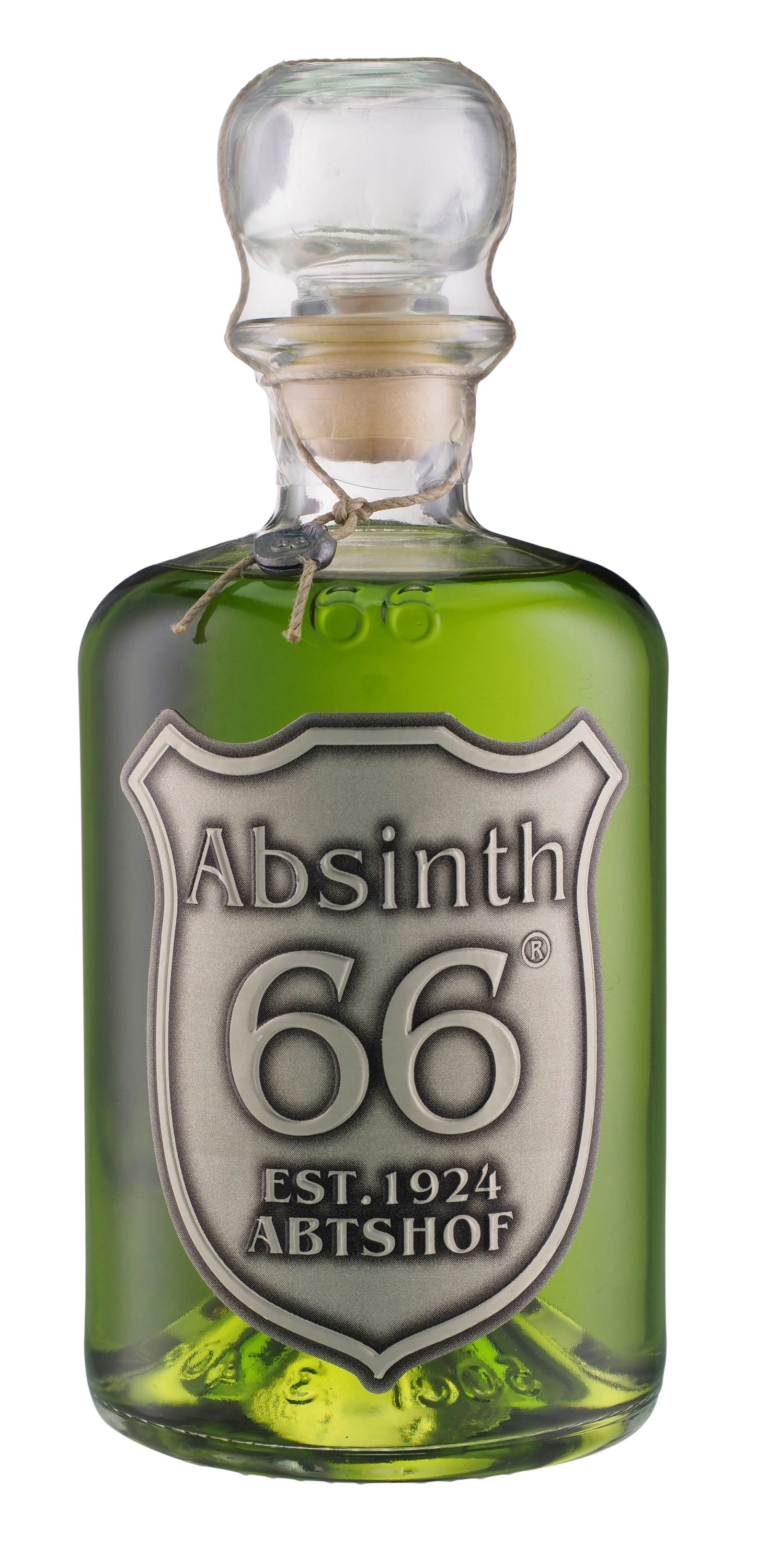 Absintti 66 Abtshof, 0,5l alk. 66 tilavuusprosenttia.