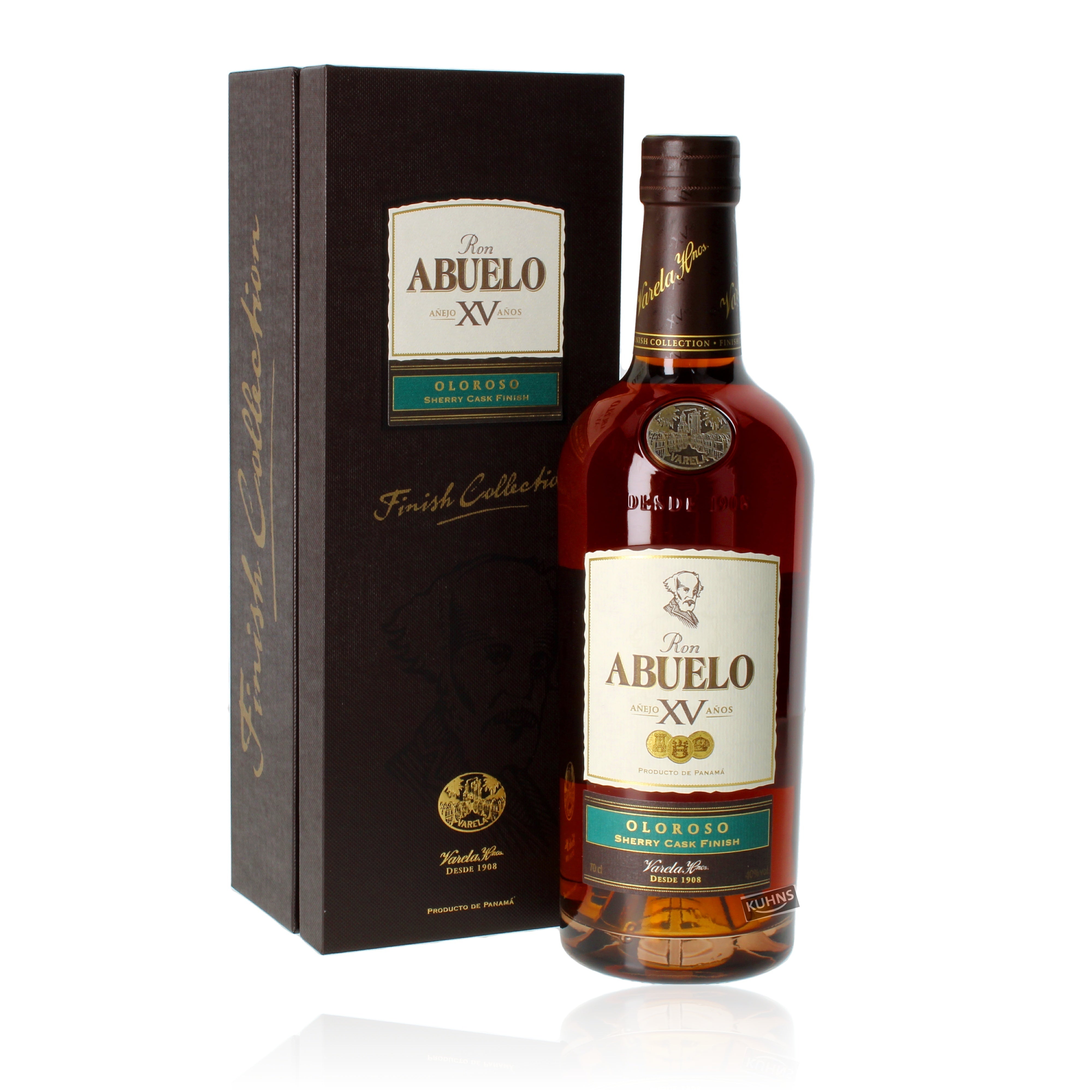 Ron Abuelo XV Oloroso Sherry Finish Rum 0,7l, alc. 40%