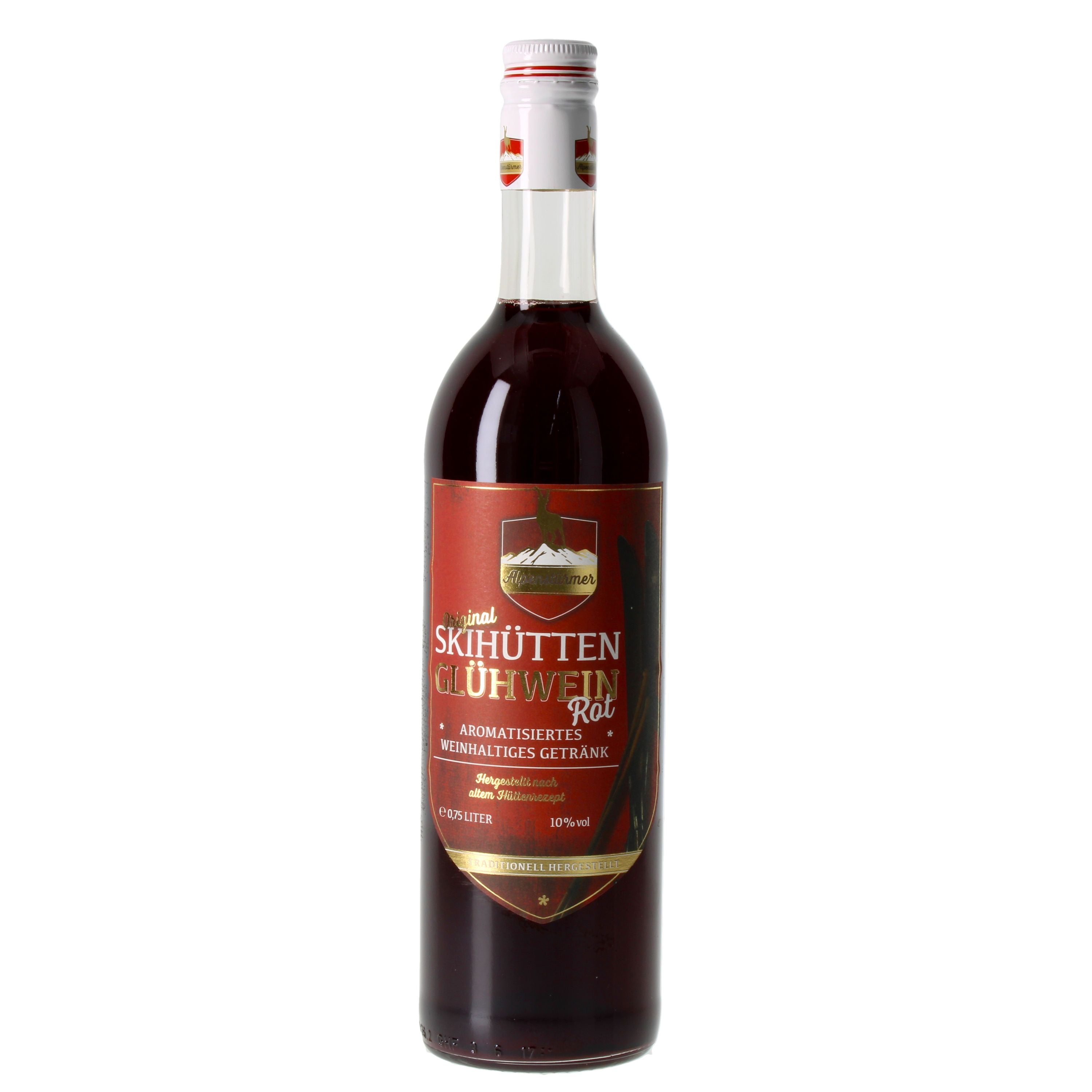 Alpenstürmer ski huts mulled wine red 0.75l, alc. 10% by volume, mulled wine Austria