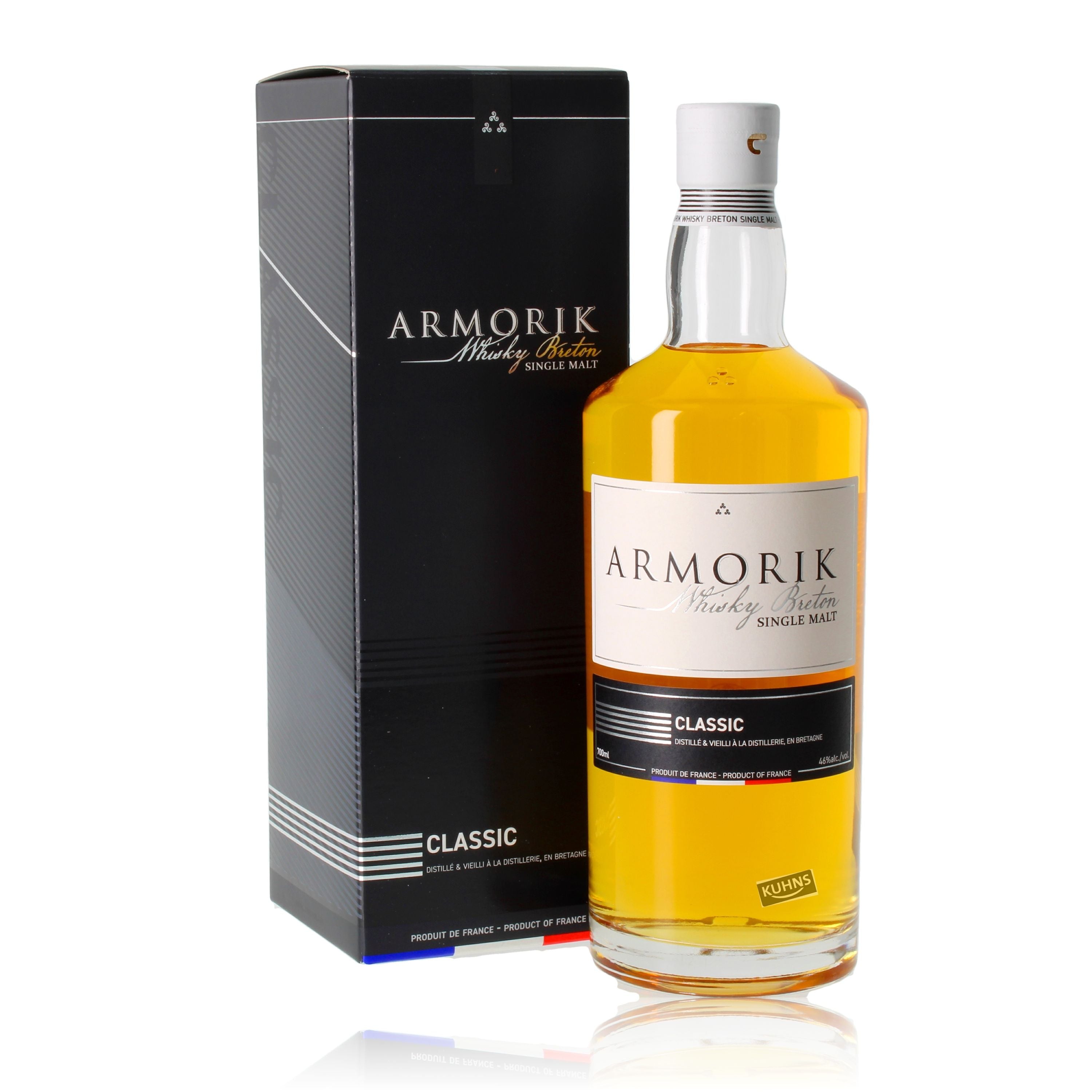 Armorik Classic Single Malt Whisky France 0,7l, alk. 46 tilavuusprosenttia.