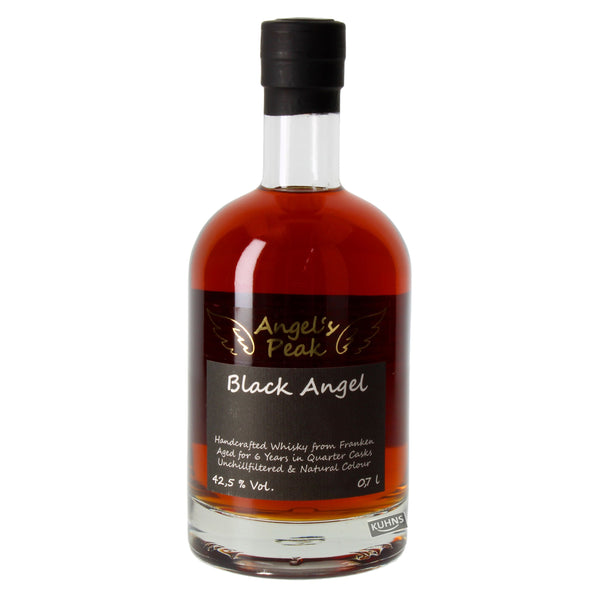 Angel's Peak Black Angel Whisky 0,7l, alk. 42,5 tilavuusprosenttia.