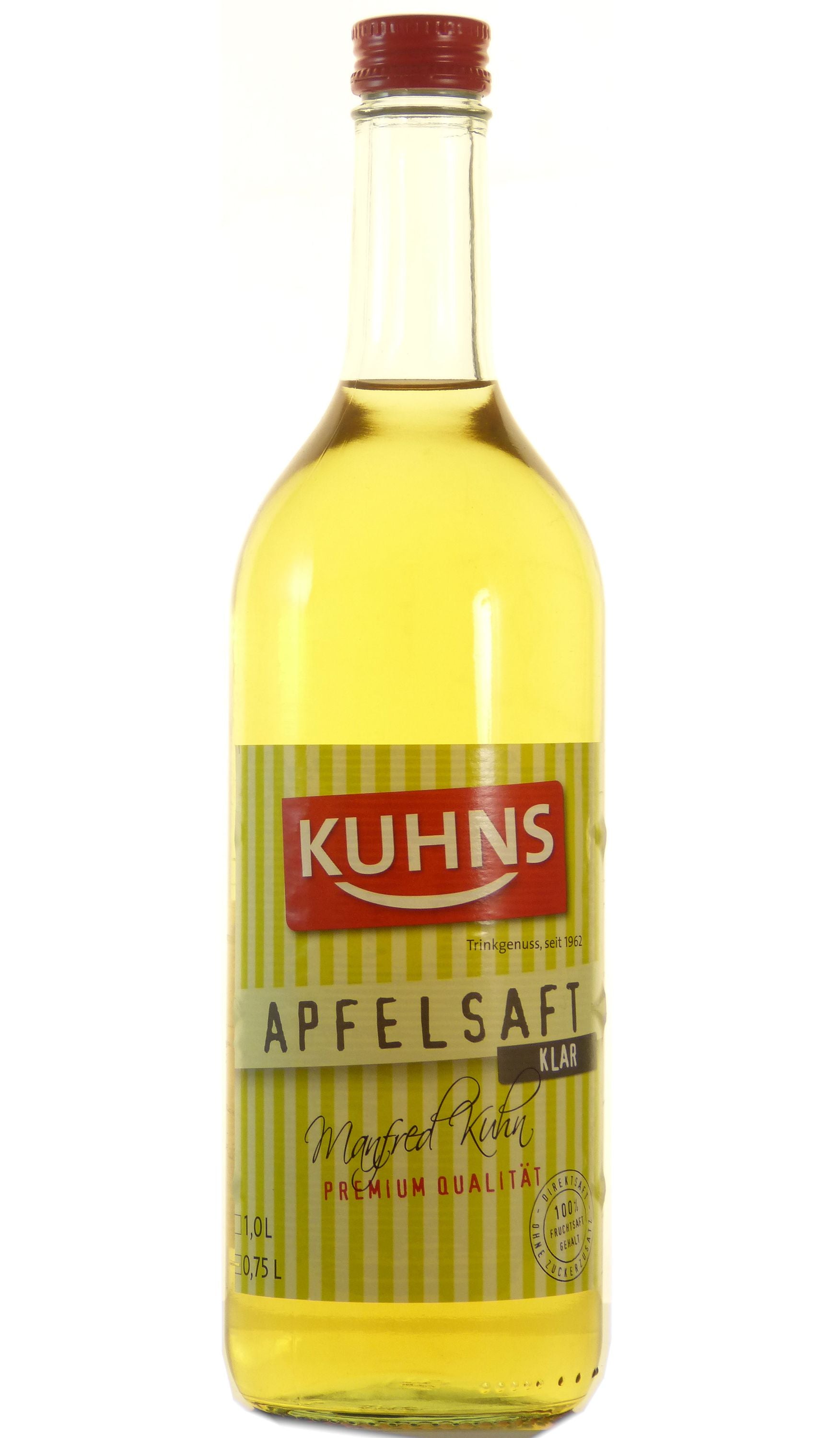 Kuhns Klarer Apfelsaft 0,75l