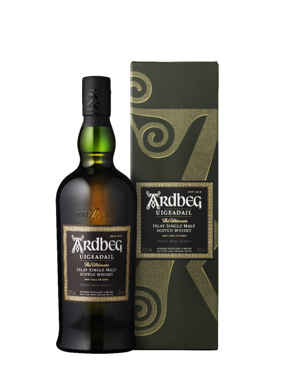 Ardbeg Uigeadail 0,7l, alk. 54,2 tilavuusprosenttia.