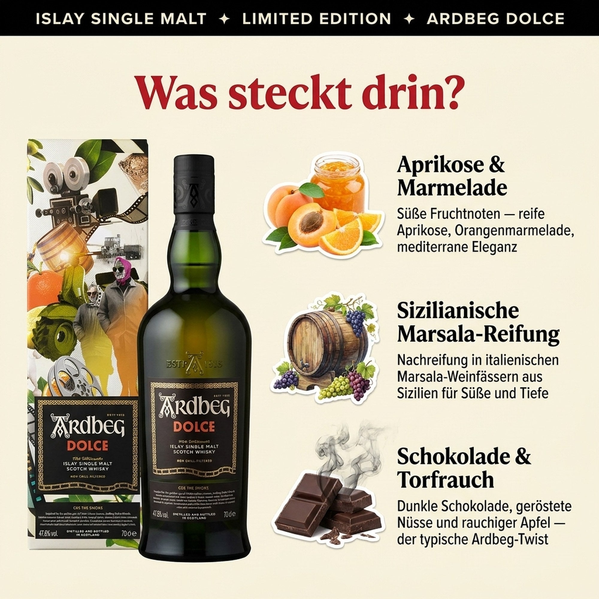 Ardbeg DOLCE Italian Cinema Edition – Bild 3