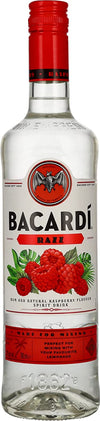 Bacardi Razz 0,7l, alk. 32 tilavuusprosenttia.