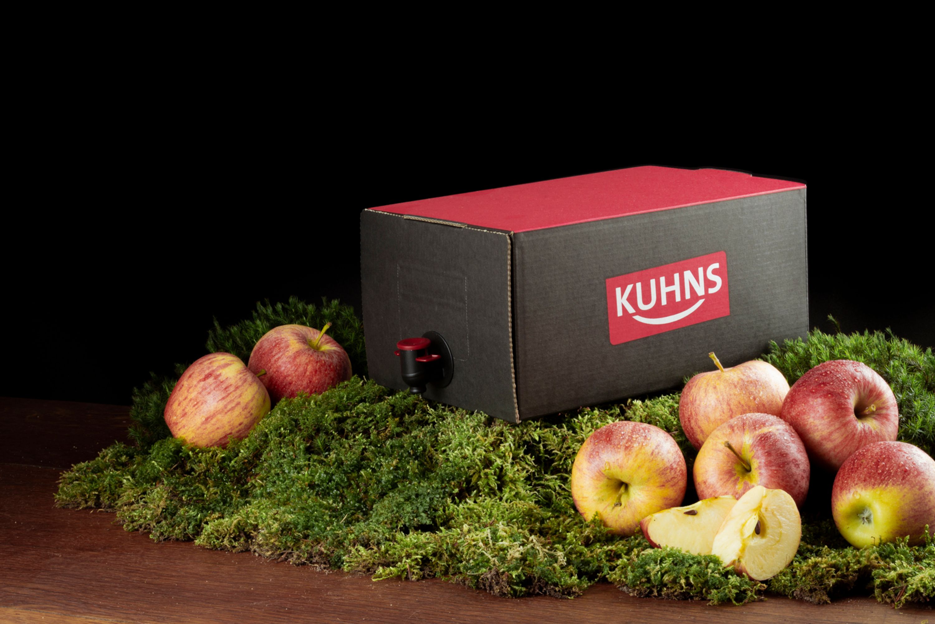 Kuhns organic apple juice bag in box 5.0l