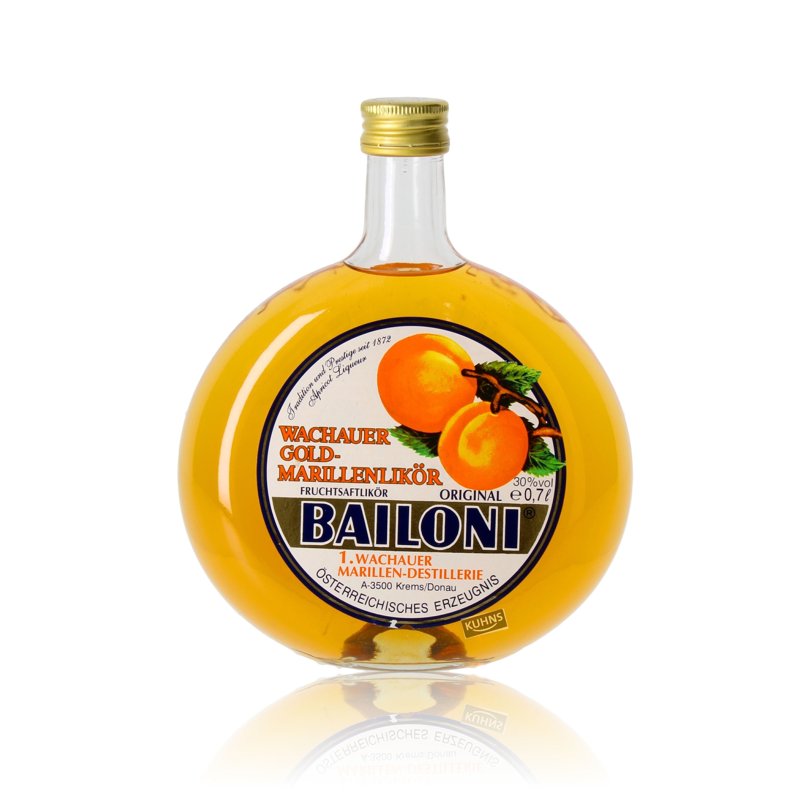 Bailoni Wachauer Gold-Apricot Liqueur 0.7l, alc. 30% vol. liqueur Austria