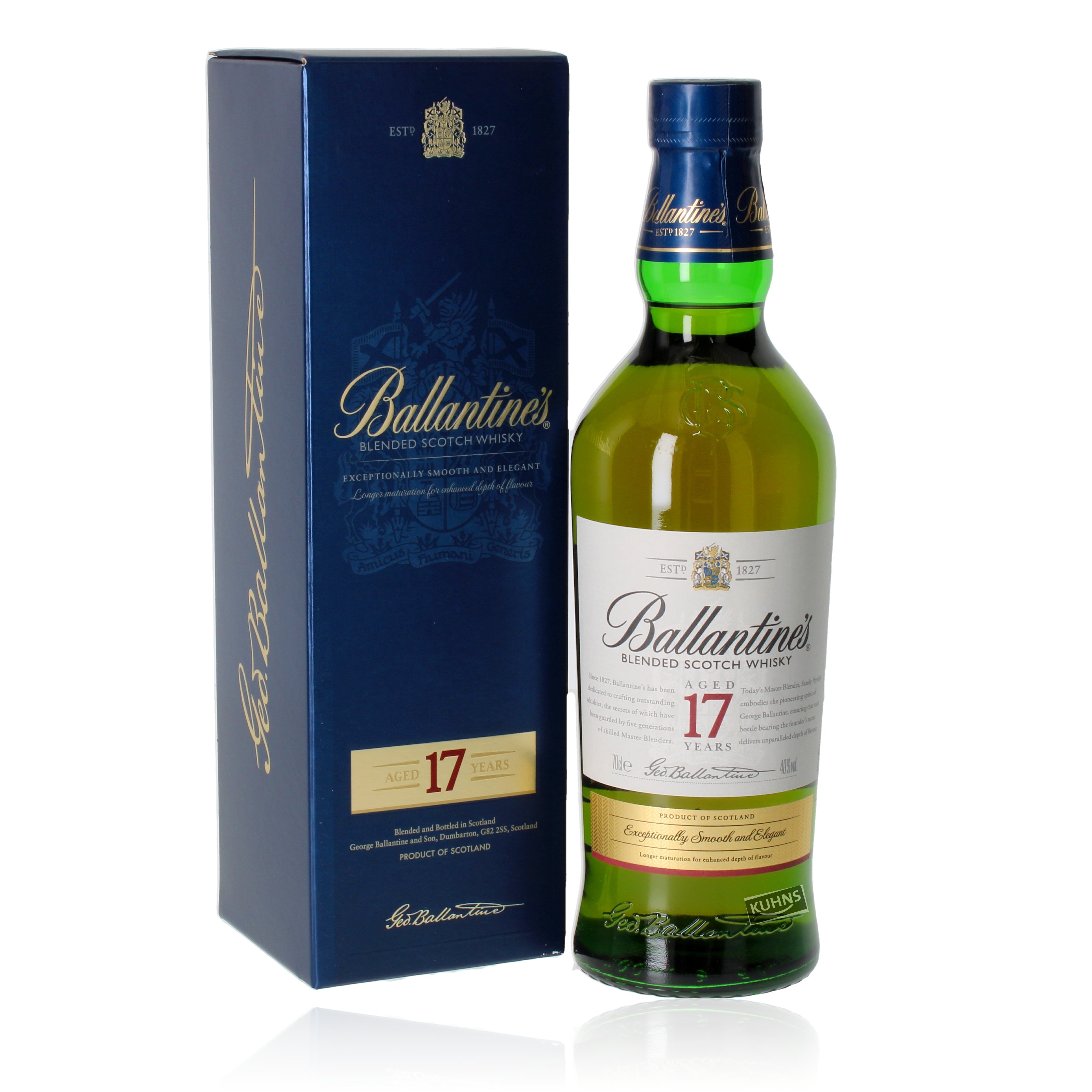 Ballantines 17 Years Blended Whiskey 0.7 alc. 40% by volume