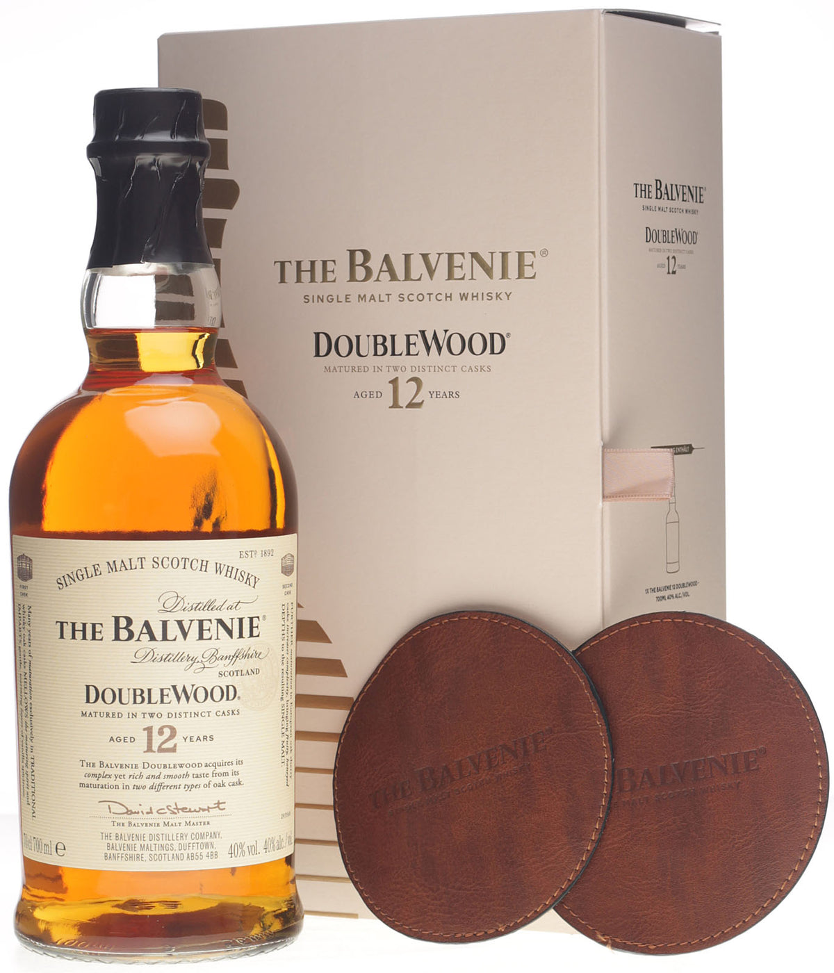 Set de regalo Balvenie 12 años Double Wood 0,7 l, alc. 40 % vol.