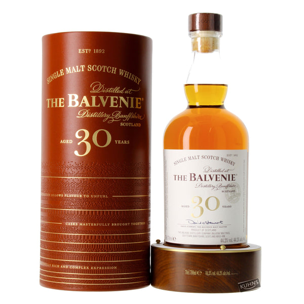 Balvenie 30 years 0.7l, alc. 44.2 Vol.-%