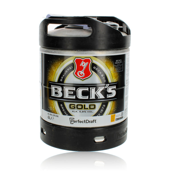 Beck's Gold Perfect Draft 6,0l, alc. 4,9 Vol.-%