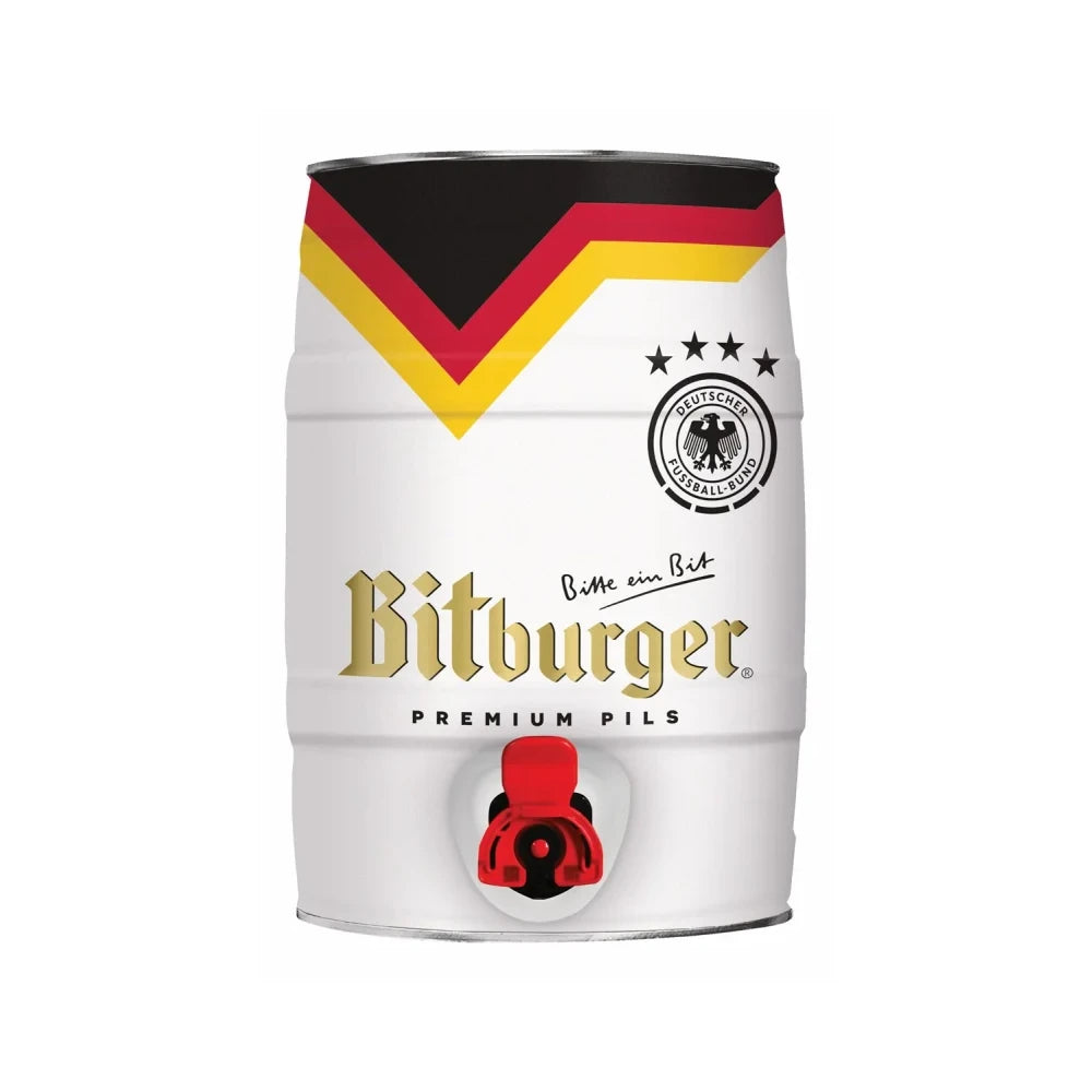 Bitburger Premium Pils Partyfass 5,0l, alc. 4,8 Vol.-%