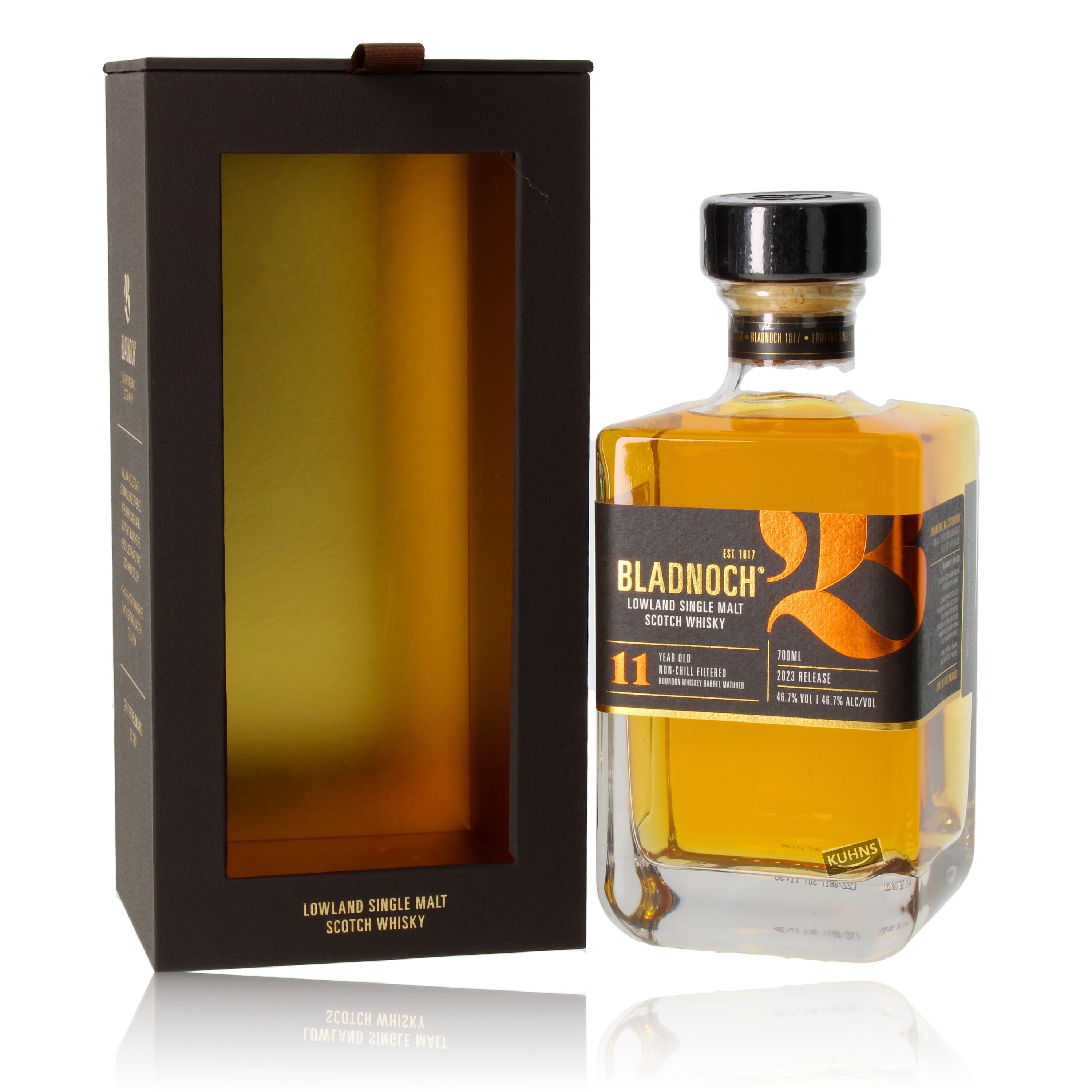 Bladnoch 11 Jahre Lowland Single Malt Scotch Whisky 0,7l, alc. 46,7 Vol.-%