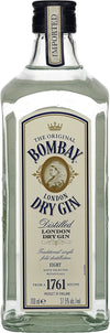 Bombay London Dry Gin 0,7l, alk. 37,5 tilavuusprosenttia.