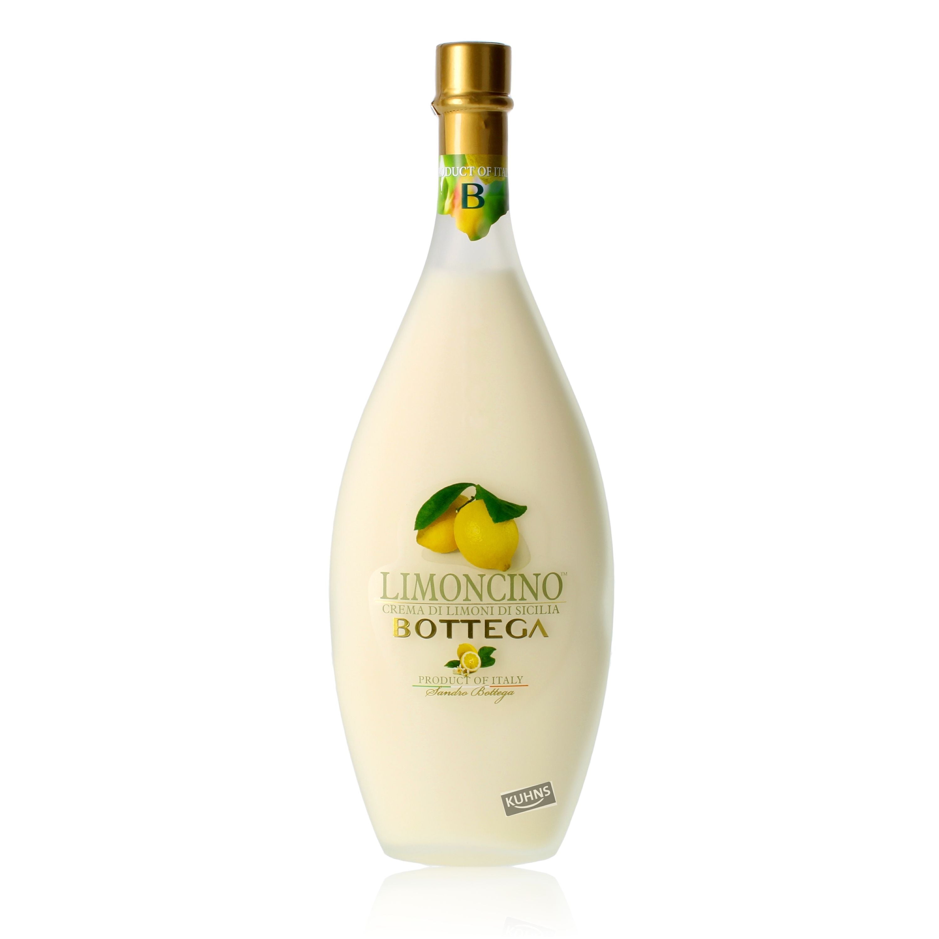 Bottega Limoncino Crema di Limoni 0.5l, alc. 15% vol., lemon liqueur Italy