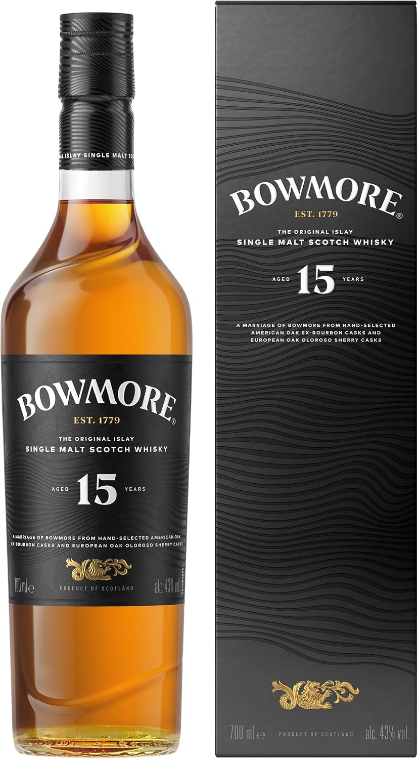 Bowmore 15 years 0.7l, alc. 43 Vol.-%