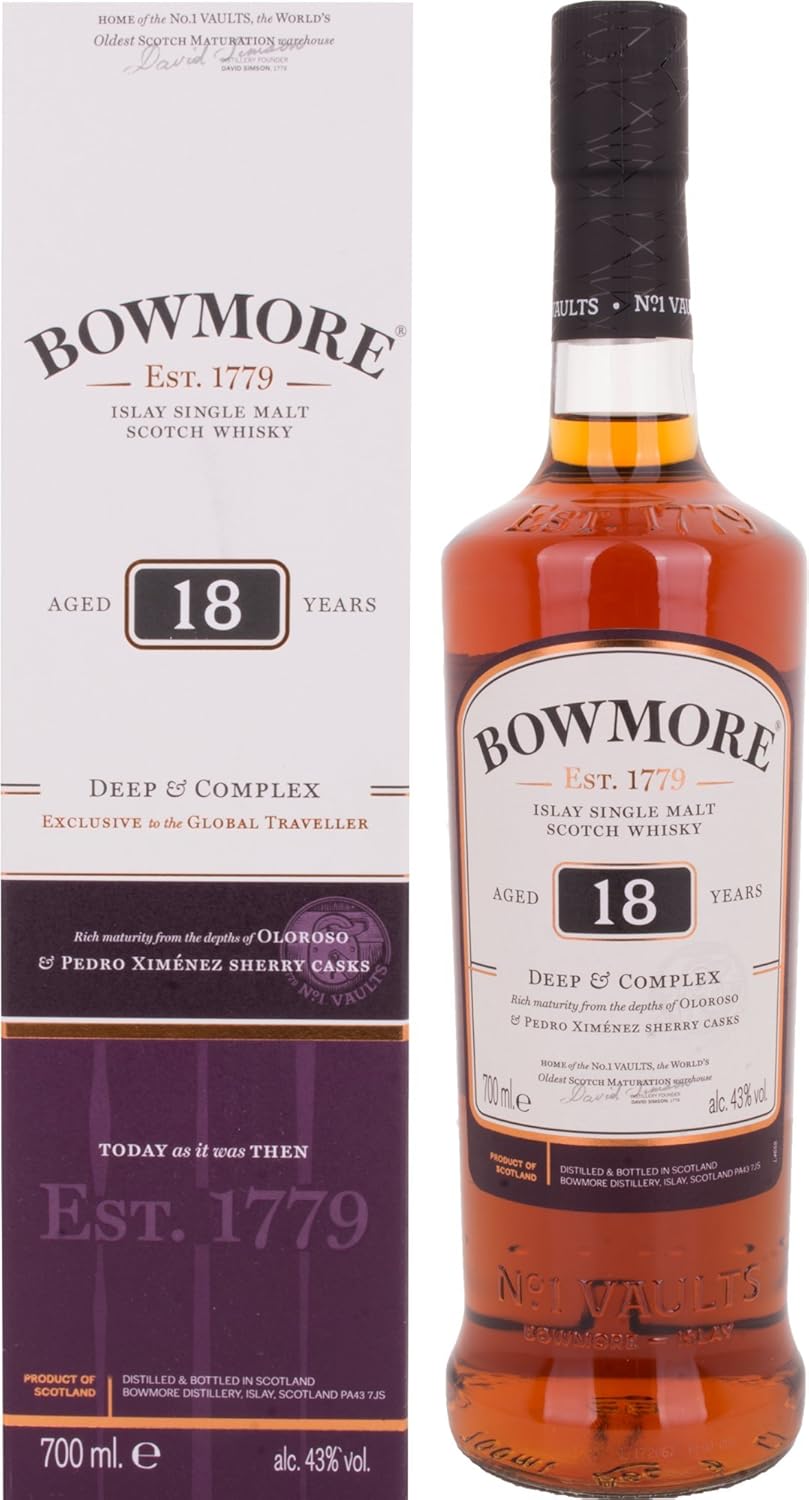 Bowmore 18 Years Deep & Complex 0.7l, 43% ABV