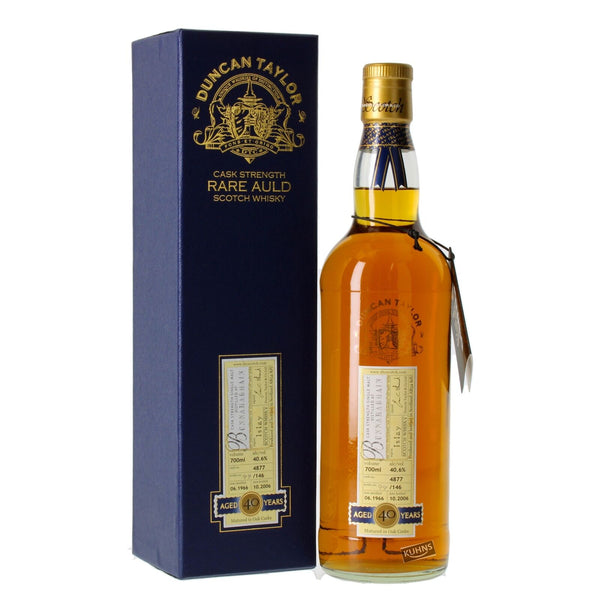 Bunnahabhain 40 vuotta 1966 Duncan Taylor 0,7l, alk. 40,6 tilavuusprosenttia