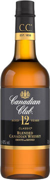 Canadian Club 12 Years Classic Canadian Blended Whisky, 0,7l, alk. 40 % tilavuudesta