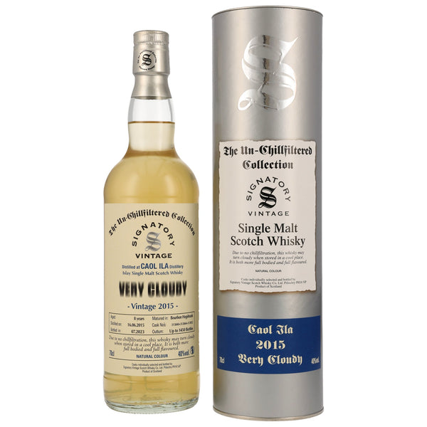 Caol Ila 2015-2023 Very Cloudy Signatory 0,7l, alc. 40 Vol.-%