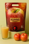 Kuhns Apple Juice Naturally Cloudy Fruity Sweet Bag in Box 5.0l