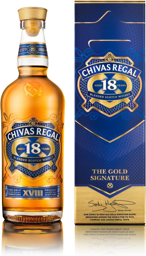 Chivas Regal 18 vuotta 0,7l, alk. 40 % tilavuudesta