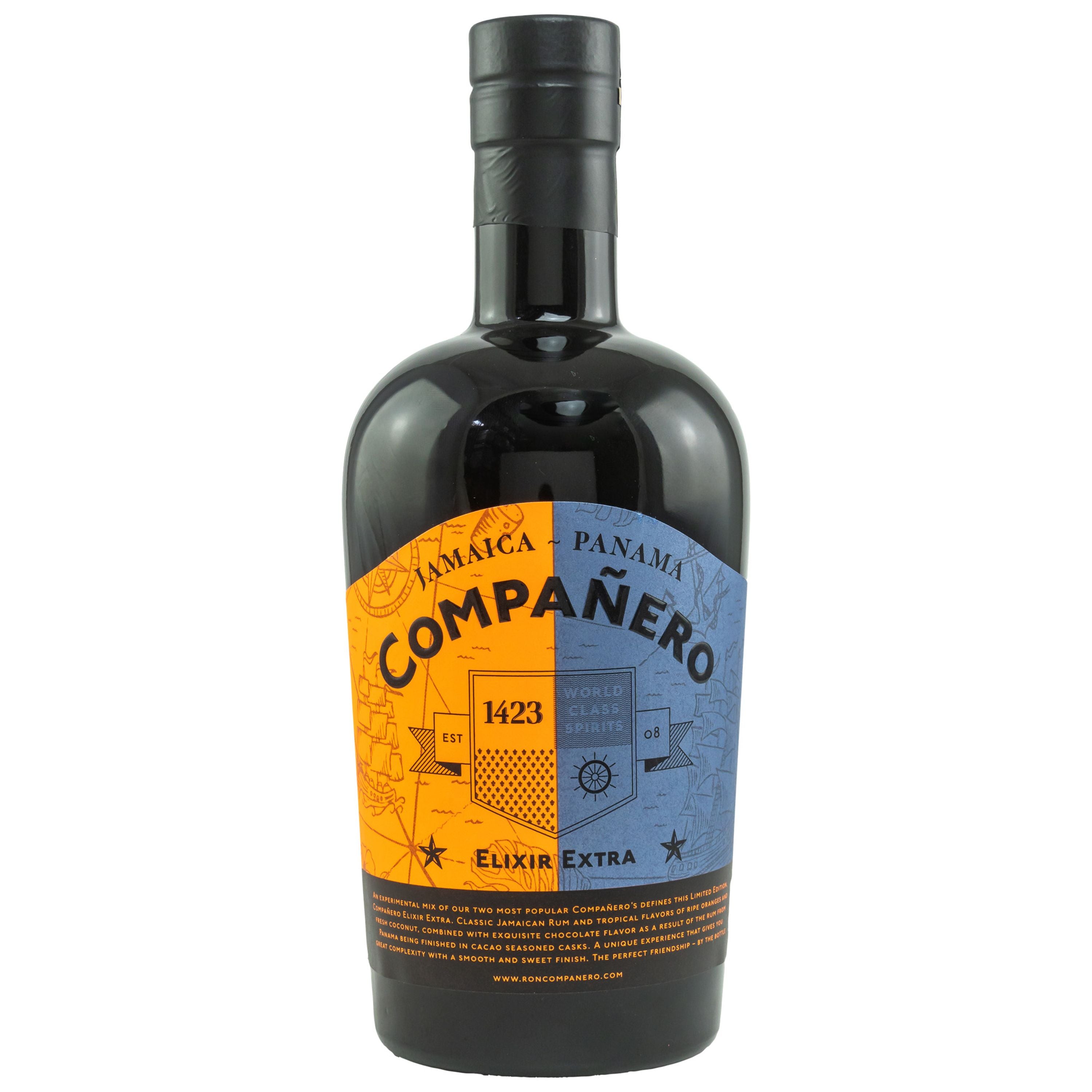 Companero Elixir Extra 0,7l, alc. 47 Vol.-%, Rum-Likör Jamaika-Panama